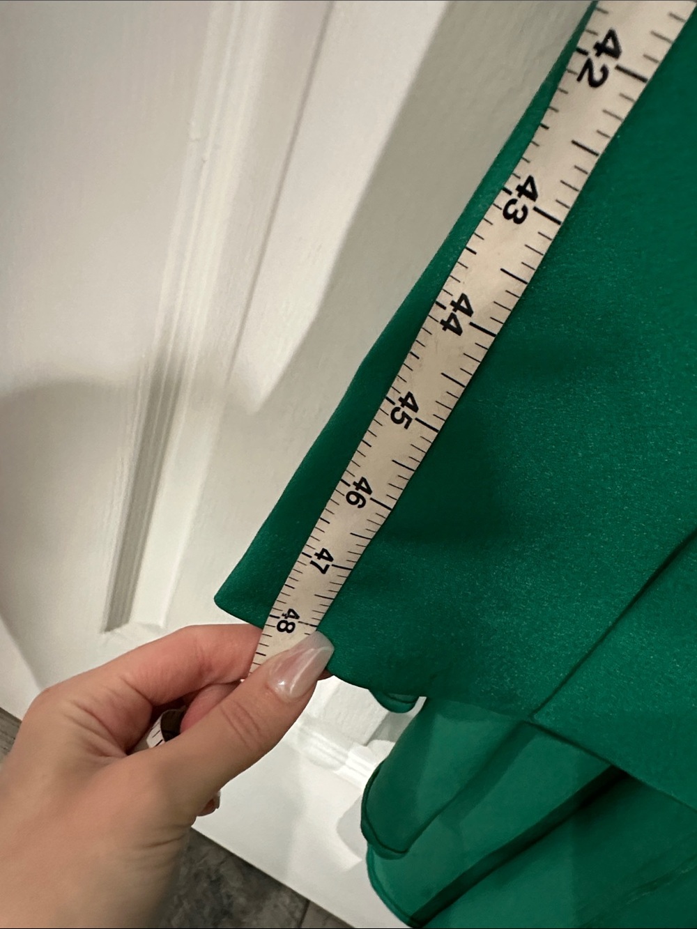Terani Couture Emerald One-Shoulder Evening Gown - Picture 3 of 6